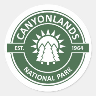 Adesivo Redondo Parque Nacional Canyonlands