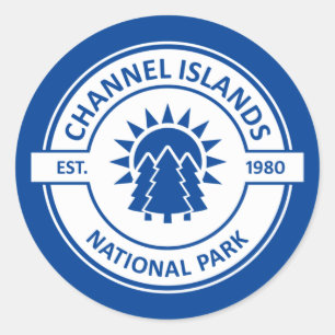 Adesivo Redondo Parque Nacional das Ilhas do Canal