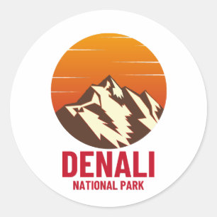 ADESIVO REDONDO PARQUE NACIONAL DENALI