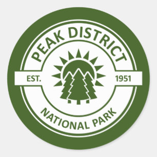 Adesivo Redondo Parque Nacional do Distrito de Pico
