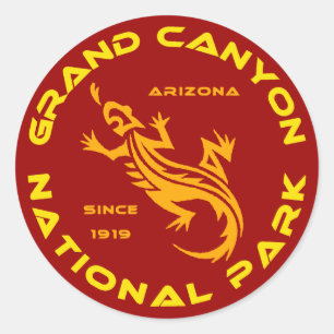 Adesivo Redondo Parque nacional do Grand Canyon