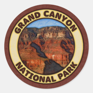 Adesivo Redondo Parque nacional do Grand Canyon
