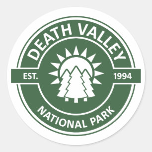 Adesivo Redondo Parque Nacional do Vale da Morte
