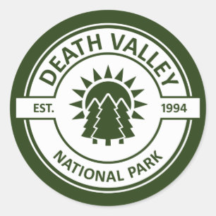 Adesivo Redondo Parque Nacional do Vale da Morte