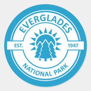 Adesivo Redondo Parque Nacional Everglades