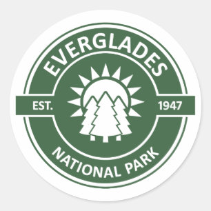 Adesivo Redondo Parque Nacional Everglades