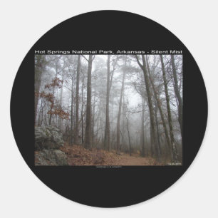 Adesivo Redondo Parque Nacional Hot Springs, AR Presentes Silent M