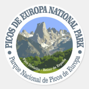 Adesivo Redondo Parque Nacional Picos de Europa