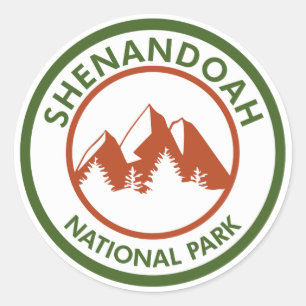 Adesivo Redondo Parque Nacional Shenandoah