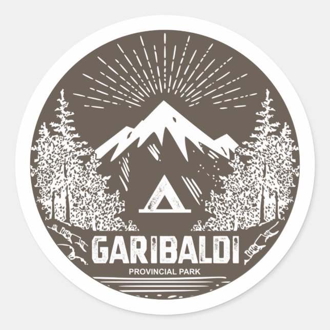 Adesivo Redondo Parque Provincial de Garibaldi (Frente)