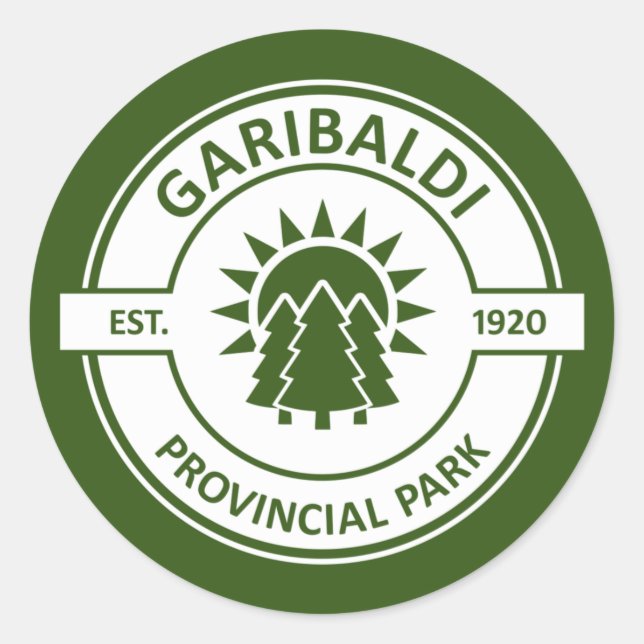Adesivo Redondo Parque Provincial de Garibaldi (Frente)