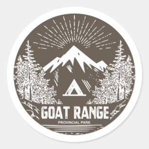 Adesivo Redondo Parque Provincial de Goat Range