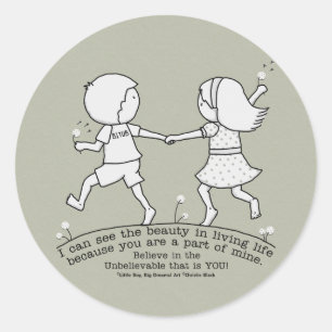 Adesivo Redondo Parte da minha vida