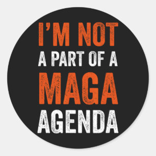 Adesivo Redondo Parte De Uma Agenda De Maga