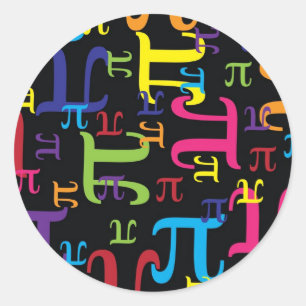 Adesivo Redondo Parte do Pi