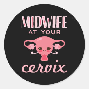 Adesivo Redondo Parteira No Seu Cervix Midwifery