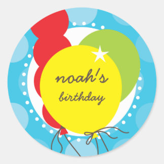 Adesivo Redondo PARTES VESTICADORES: balões 3