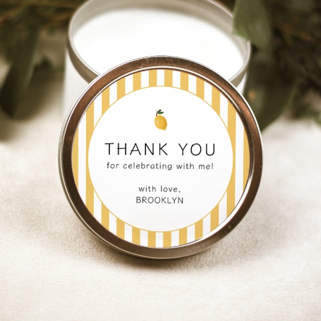 Adesivo Redondo Partido Dacil Lemon (Criador carregado)