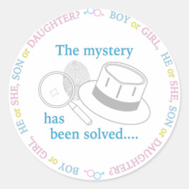 Adesivo Redondo Partido de Revisão de Gênero