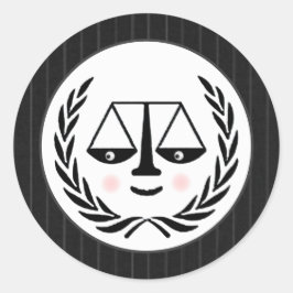 Adesivo Redondo Partido do Advogado