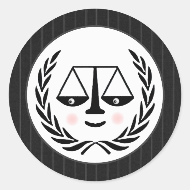 Adesivo Redondo Partido do Advogado (Frente)