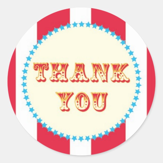 Adesivo Redondo Partido do Carnaval e do Circo (Frente)