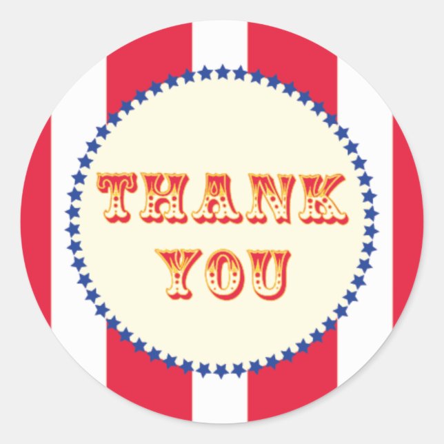 Adesivo Redondo Partido do Carnaval e do Circo (Frente)