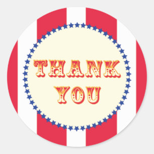 Adesivo Redondo Partido do Carnaval e do Circo