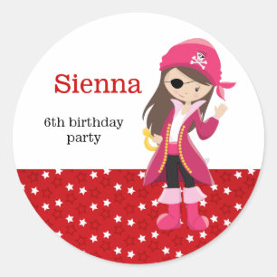 Adesivo Redondo Partido do pirata