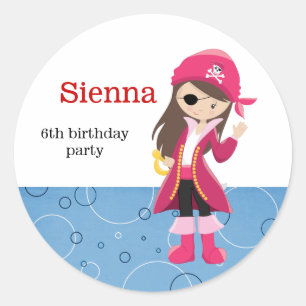 Adesivo Redondo Partido do pirata