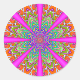 Adesivo Redondo Partido do verão