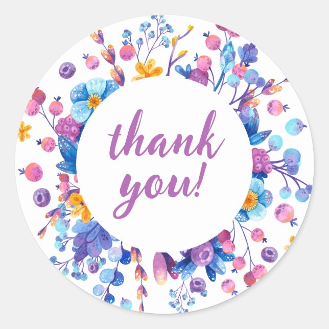 Adesivo Redondo Partido Frost Berry Winter (Frente)