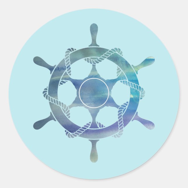 Adesivo Redondo Partido Náutico Do Oceano Rodoviário Obrigado Vinh (Frente)