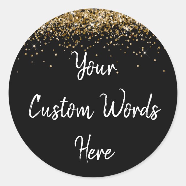 Adesivo Redondo Partido Personalizado Favorito Personalizado Anive (Frente)