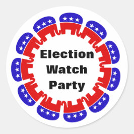 Adesivo Redondo Partido Republicano do Observatório Eleitoral
