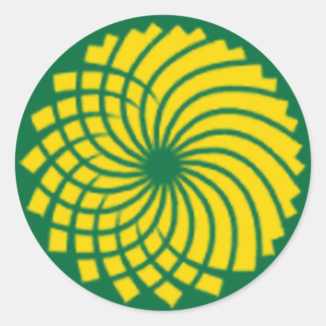 ADESIVO REDONDO PARTIDO VERDE (Frente)