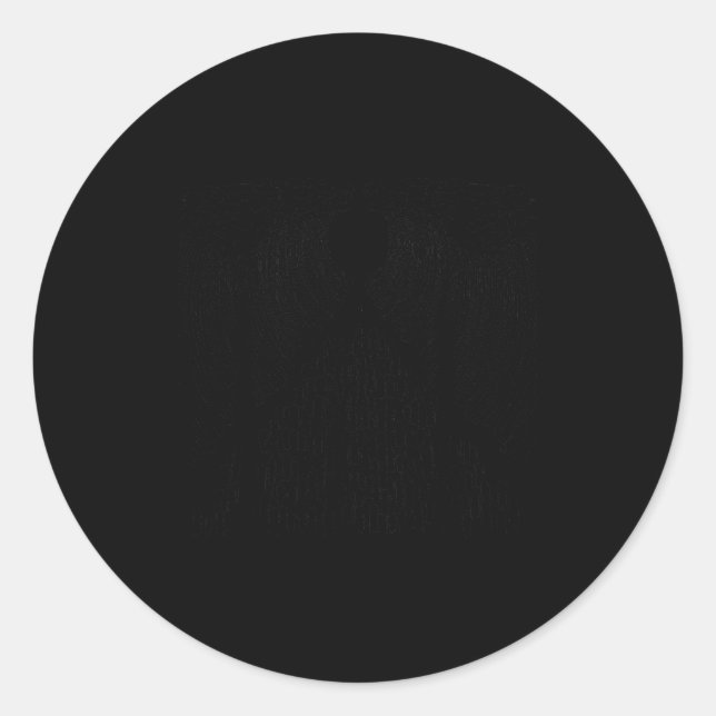 Adesivo Redondo Parting Of The Red Sea Christian Faith Apparel  (Frente)