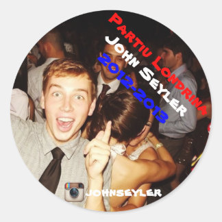 Adesivo Redondo Partiu Londrina