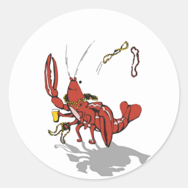 Adesivo Redondo Partydad Crawfish (Frente)