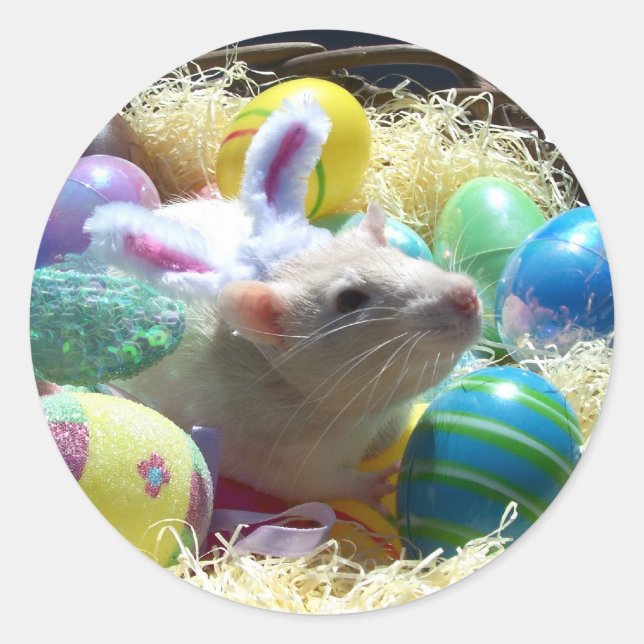 Adesivo Redondo Páscoa (Frente)