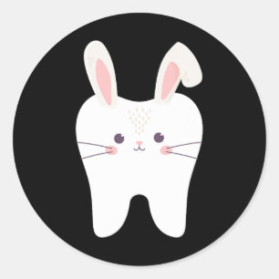Adesivo Redondo Páscoa Dentista Dentista Dentista Dental Páscoa D
