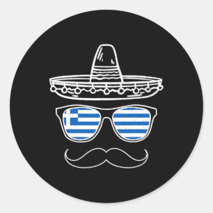 Adesivo Redondo Páscoa Grega Pulga Cinco Mexicanos De Mayo 1