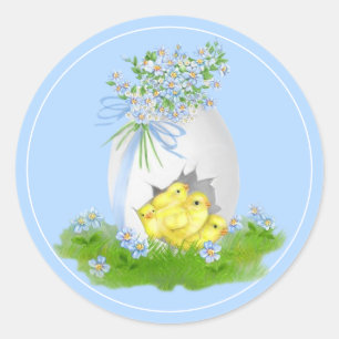 Adesivo Redondo Páscoas