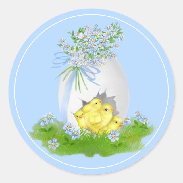 Adesivo Redondo Páscoas (Frente)