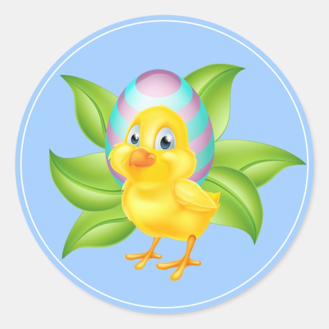 Adesivo Redondo Páscoas (Frente)