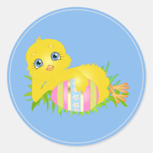 Adesivo Redondo Páscoas