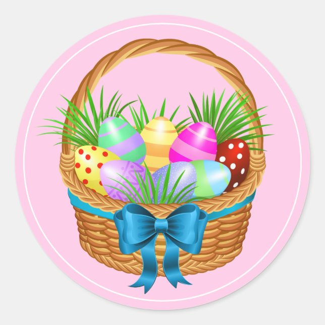 Adesivo Redondo Páscoas (Frente)