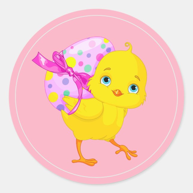 Adesivo Redondo Páscoas (Frente)