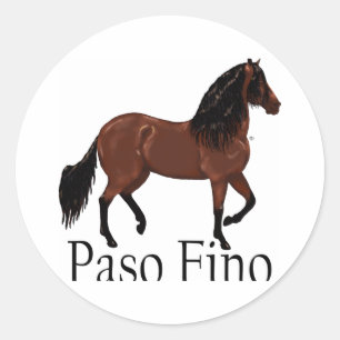 Adesivo Redondo Paso Fino Bay "Paso Fino"