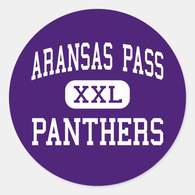 Adesivo Redondo Pass - Panthers - High - ArKansas Pass (Frente)
